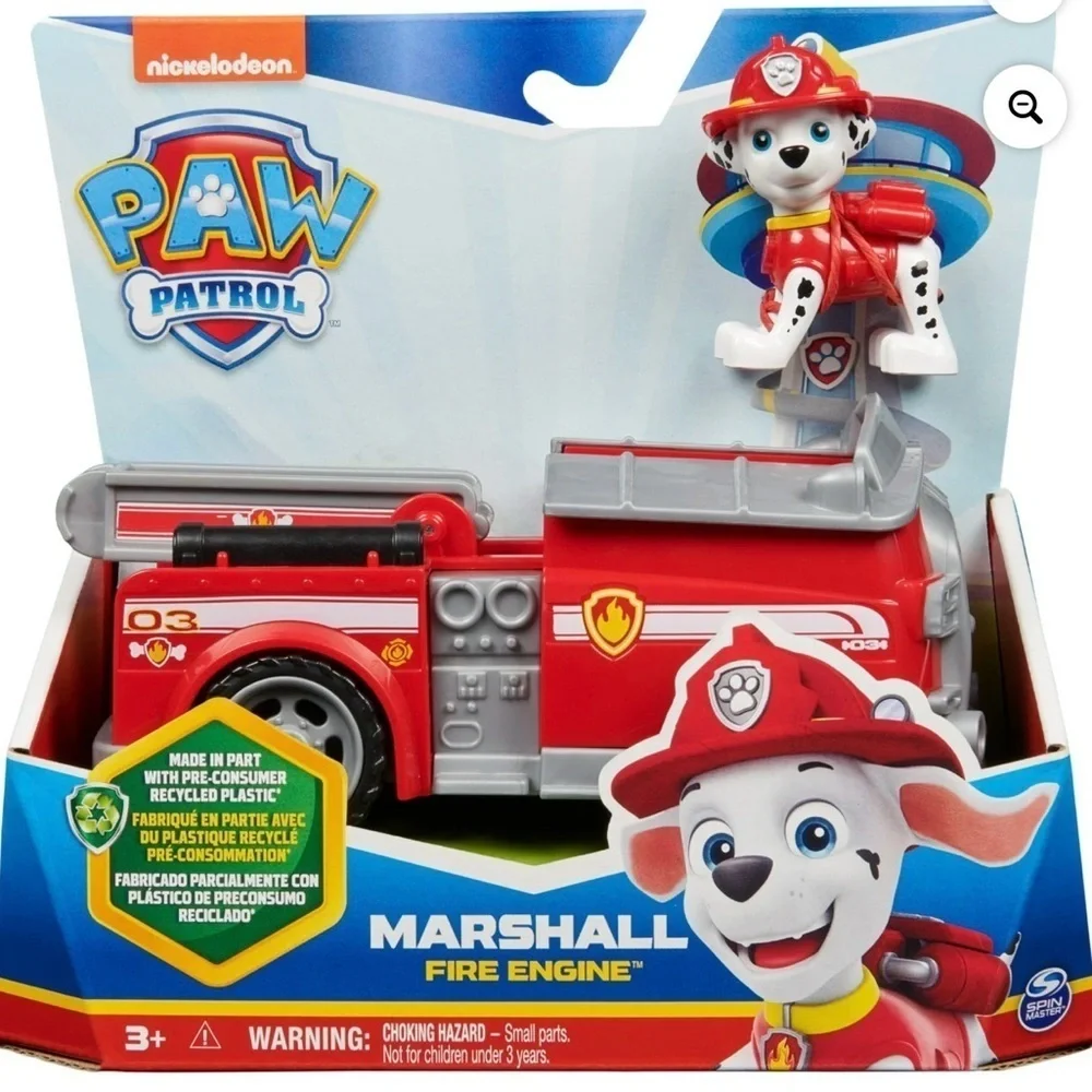 PAW Patrol, Rubble’s Bulldozer, Marshall’s Firetruck & Rocky Recycle Truck